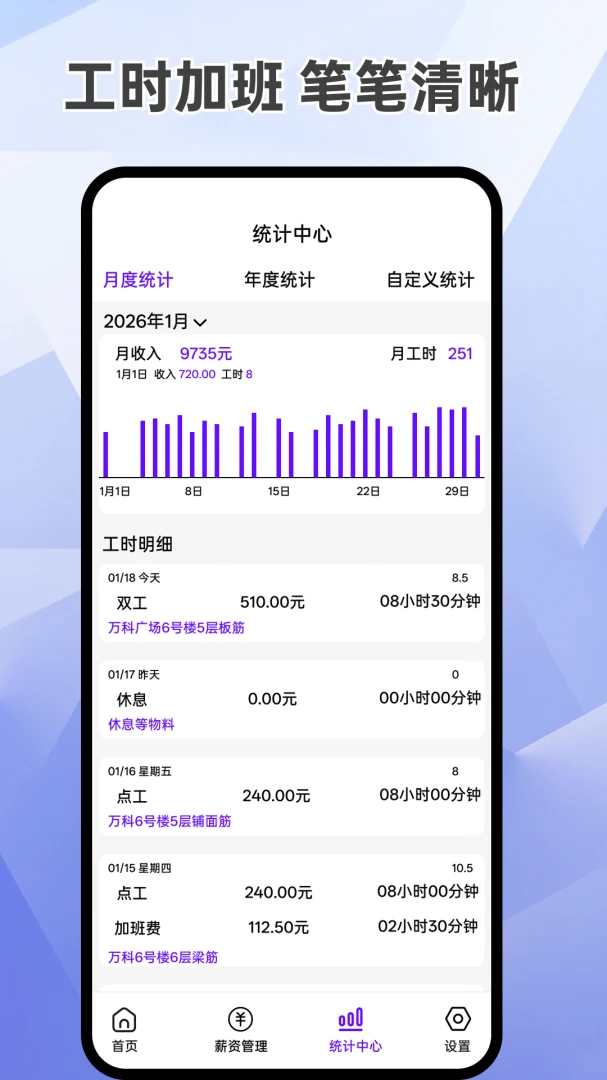 ���ļǹ����Ӱ�APP(��ʱн�ʹ�������)v1.0.1 �ֻ����ͼ1
