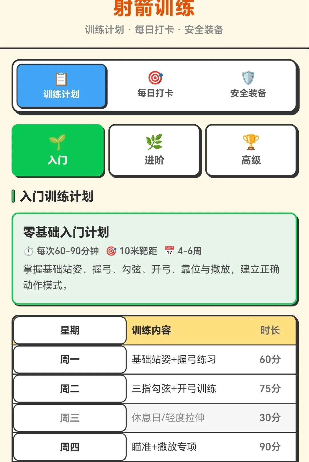 万箭好运来(射箭学习训练软件)v1.0.1.271031355 手机版截图2
