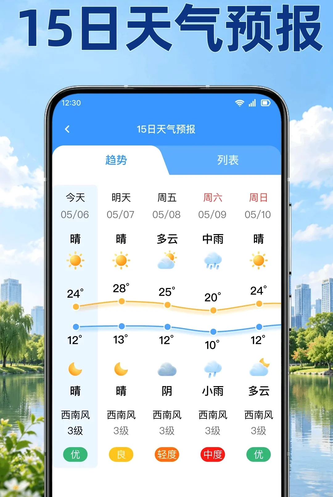 预报天气准软件(精准天气预报)v1.0.1.1002 安卓版截图2